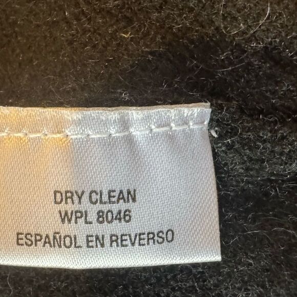 CASHMERE %100  Cardigan ‎ Colorblock Women Large Black Gray Open Front Cardigan - Picture 5 of 7